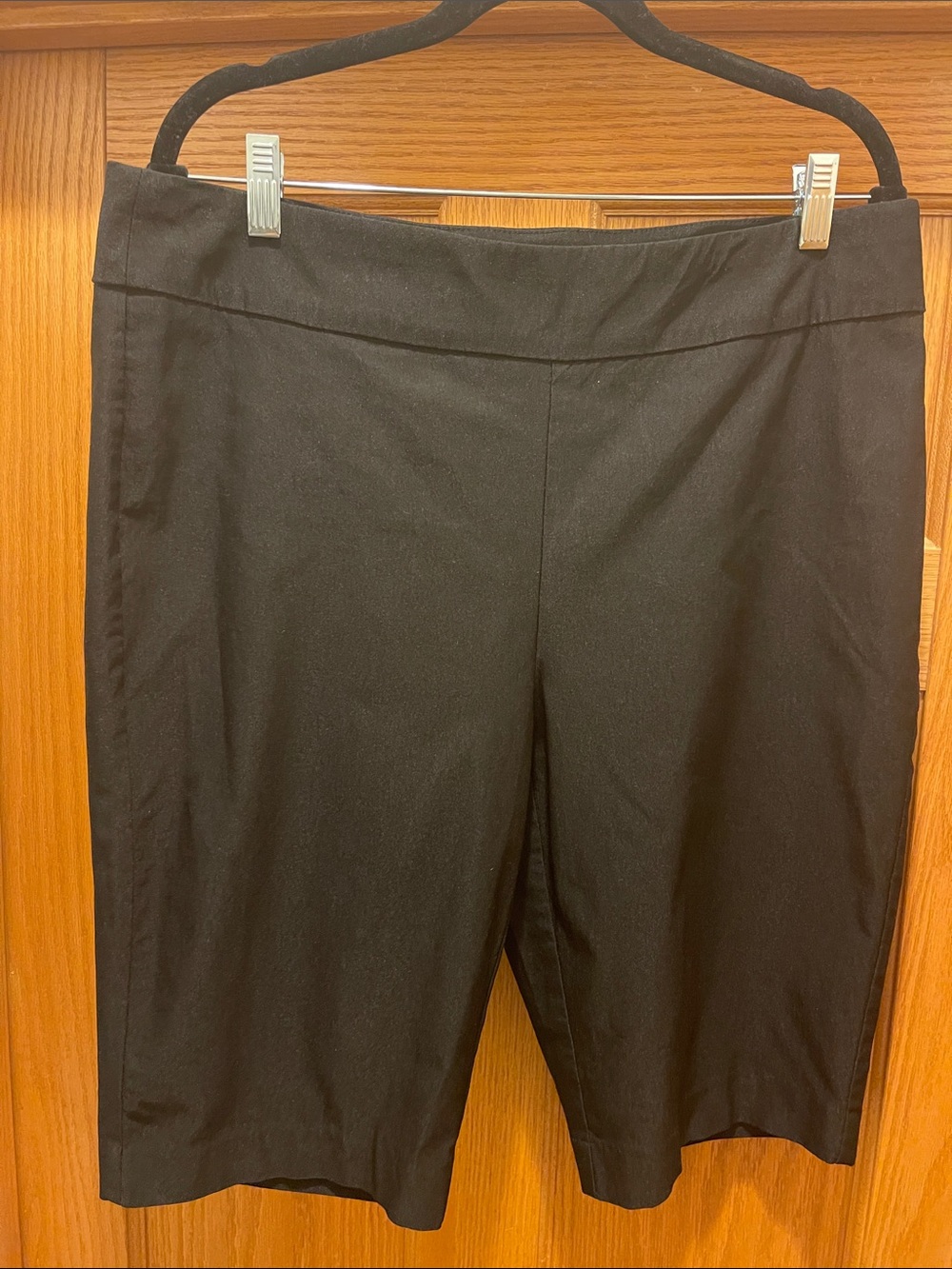 Chico's Black Bermuda Shorts